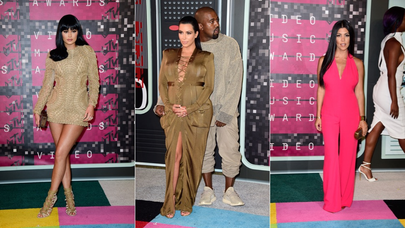 Illustration for article titled Bedazzled Minis, Sexy Diapers, and Versace Galore on the VMAs Red Carpet